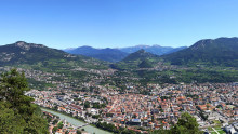 Trento vista dall'alto