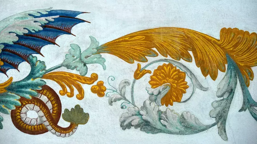 decorazione murale, Palazzo Piomarta